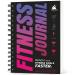 Clever Fox Fitness Journal Workout Log Book - Daily Fitness Planner Workout Journal for Women and Men. Spiral-Bound, Laminated Cover, Thick Pages, A5 (Pink & Dark Purple)