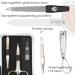 Buy Three Swords Germany 6 pcs Manicure Set 'Genova' - Premium Synthetic Leather Nail Care Kit with Scissors Clippers and Tweezers - International Shipping Available - Buy Online on GoSupps.com