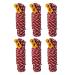 GEERTOP 6 Pack 5 mm Guy Lines Ultralight Tent Cords with Aluminum Adjuster Tensioner Outdoor Camping Guylines Ropes for Tent Tarp, Canopy Shelter, Climbing, Hiking Backpacking Survival Gear Red