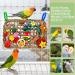 Wellensing Colorful Wavy Toy Accessories for Parrots - Edible Seagrass Climbing Playground Hammock Mat - International Shipping - Buy Online on GoSupps.com