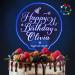 Personalised LED Cake Topper 7 Colour Changes Light Up Cake Toppers Acrylic Happy Birthday Cake Topper Cake Decorations for 1st 10th 16th 18th 20th 21st 30th 40th 50th 60th 70th 80th(Design 1) - Buy Online on GoSupps.com