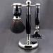 Shaving Set for Razors 3-Edge Eco-Friendly Synthetic Hair Brush Black