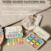 9 couleurs set de peinture l' ponge multicolore arc-en-ciel soins de beaut solides kit de manucure peinture l'huile solide utilisation la maison maquillage longue dur e - Buy Online on GoSupps.com