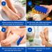 Love Natural Pumice Stone for Feet - 2-in-1 Exfoliating Scrubber for Dead Skin & Callus Removal - Professional Foot Care Rock (Blue - Buy Online on GoSupps.com