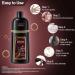 MEIDU Dark Brown Hair Dye Shampoo - Semi-Permanent Color for Instant Gray Coverage (17.6 fl oz) - Buy Online on GoSupps.com