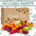 Thank You Kraft Gift Box With Jelly Beans Sweets Inside Thoughtful Teacher Thank You Fathers Day Mothers Day Thank You Present For Friends - Buy Online on GoSupps.com