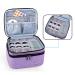 LUXJA Essential Oil Carrying Case - Holds 30 Bottles (5ml-30ml) - Lavender Double-Layer Organizer for Essential Oils and Accessories - Roller Bottles - Bag Only - Buy Online on GoSupps.com