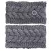 VEEJION Women Knitted Headbands - 4 Piece Winter Headband Set with Buttons for Face Mask - Ear Warmer Hair Bands in Assorted Colors - Buy Online on GoSupps.com