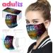 2021 Happy New Years Print Adult Disposable Christmas Facemask 3Ply Breathable Cloth Face_Masks 50PCS - Fits Men and Women - Buy Online on GoSupps.com
