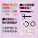 Teenitor Nail Art Decoration Kit - 50 Sheets Stickers, Water Decals, Rhinestones, Glitter, Foils, Striping Tape, Flowers Slices - Buy Online on GoSupps.com