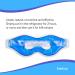 Kimkoo Gel Eye Mask for Puffy Eyes & Dryness - Cooling Eye Compress for Relief - Blue Gel Ice Mask - Buy Online on GoSupps.com