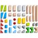 HABA 305162 Building Blocks - Large Colorful Set for Kids Age 1-8 43 Wooden Stones for Motor Skills Development - Buy Online on GoSupps.com