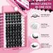 Pro Individual Eyelashes - 72 PCs Cluster Lashes with Rotating Mirror | DIY Eyelash Extensions | Into You-01 D-10-16 Mix - Buy Online on GoSupps.com