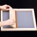Caydo 24 Pieces Screen Printing Kit with Wood Frames, Mesh, Squeegees, Inkjet Film, and Masking Tape - Buy Online on GoSupps.com