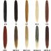 Double Ended 24 Inch 10 Strands Blonde Dreadlock Extensions | Synthetic Crochet Dreads M27/613 Brown to Bleach Blonde - Buy Online on GoSupps.com