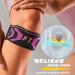 FREETOO Patella Tendon Knee Strap - Shock-Absorbing Knee Brace for Men and Women - Knee Pain Relief for Hiking, Basketball, Running - Rose Red (S/M) - Buy Online on GoSupps.com