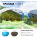 Xagger Youth Polarized Sports Sunglasses for Boys Girls Age 8-14 | TR90 Frame, White | Ice Blue Mirror - Buy Online on GoSupps.com