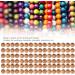 200pcs 0.6cm Round Wooden Beads - Peach Loose Spacer Beads for DIY Necklaces Bracelets & Pendants | International Shipping Available - Buy Online on GoSupps.com
