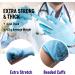 Blue Synthetic Nitrile Disposable Gloves Medium - Pack of 100 | Latex-Free Medical Grade Gloves | California Blue - Buy Online on GoSupps.com