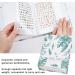 NICENEEDED 50 Pages 100 Slots Nail Sticker Collection Albums Green Leaf Design Nail Stamping Plate Holder Photos Album Stamp Bag Organizer for Nail Art Display Showing Book (Style 1) - Buy Online on GoSupps.com