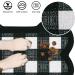 Yinuomo Non Slip Dog Food Mat - Waterproof and Easy to Clean Placemat for Cats and Dogs - Large 16'' x 24'' Bone Shape - Absorbent Feeding Mat (Machine Washable) - Buy Online on GoSupps.com
