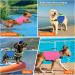 Vavopaw Dog Life Jacket | Reflective Adjustable Swim Vest for Dogs | Ripstop Buoyancy Rescue Aid in Pink - Buy Online on GoSupps.com