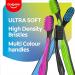Colgate Limited Edition Ultra Soft Toothbrush manual toothbrush 0.1mm ultra soft bristles gentle on gums high density tufting removes plaque protects from cavities 1 count (Pack of 4) Ultra Soft - Buy Online on GoSupps.com