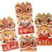 Milageto 4Pcs New Year Red Envelopes Hong Bao Hongbao Lucky Envelopes New Year Gifts Red Packets Dragon Red Envelopes for Graduation A Style A - Buy Online on GoSupps.com