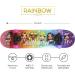 Rainbow High 31 Skateboard - 9-Ply Maple Deck for Cruising, Carving, Tricks & Downhill - Buy Online on GoSupps.com