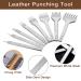 8-Piece Akamino Leather Chisel Set - 4mm & 6mm Prong Leather Craft Kits for Stitching & Hole Punching - Buy Online on GoSupps.com
