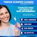 Tongue Scraper Cleaner for Adults & Kids Pack Medical Grade Stainless Steel Tongue Brush Set Oral Self Care for Bad Breath Tongue Scraping with Travel Case (1pcs) 1 Pack - Buy Online on GoSupps.com