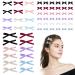 60Pcs Bow Hair Clip Satin Hair Bows Hair Ribbon Clips 6 Colors Small Bowknot Barrettes Cute Hair Clips Hairpins Hair Ribbon Bow Clips Hair Accessories for Women Long Short Hair