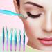 Mudder 6-Piece Eyelash Tweezers Set | Stainless Steel Curved & Straight Tips | Rainbow Volume Isolation Tools for Eyelash Extensions - Buy Online on GoSupps.com