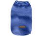 Summer Striped Puppy T-Shirt for Small Dogs | 100% Cotton Breathable & Sleeveless | Blue XL | Perfect for Young Girls - Buy Online on GoSupps.com