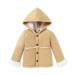 ZOEREA Toddler Baby Boys Girls Hoodie 1-5 Years Infant Fashion Long Sleeve Pullover Top Winter Warm Sweatshirt Coats Clothes Sets Apricot 12-18 Months