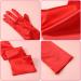 SAVITA 21" Women Long Gloves Long Elbow Satin Gloves Stretchy 1920s Opera Gloves for Women Girls Evening Party Dance Hand Care Moisturizing Red - Buy Online on GoSupps.com
