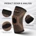 Domaste Copper Knee Brace with Gel Pads & Stabilizers (2 Pack) - Support for Men & Women - Medical Grade Compression Sleeves for Running ACL - Size L Tan - Buy Online on GoSupps.com