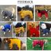 Minezi High Collar Waterproof Dog Raincoat Set - Reflective Strips & Zippers - Yellow XXX-Large (Back Length: 56-59cm) - Ideal for All Dog Breeds - Buy Online on GoSupps.com
