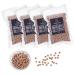 Premium Boba Pearls Tapioca Pearls for Bubble Tea Boba Balls for Drinks by Locca - (4 Bags - 56oz) 1 Pound (Pack of 4) No Straw