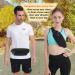 USHAKE Fanny Pack Waist Pack with Extender | Adjustable Straps | 3-Zipper Pockets | for Men, Women | Travel, Hiking, Running | BLACK - Buy Online on GoSupps.com