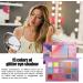 Highly Pigmented Eye Makeup Palette | 15 Colors Shimmer Kit for Eye Makeup Bright Creme Metal Sparkle Travel Eyeshadow Pallet for Women Girls Hersil - Buy Online on GoSupps.com