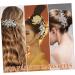 HAPINARY Rhinestone Tuck Comb Wedding Accessories for Brides Wedding Hair Comb Bridesmaid Hair Comb Bridal Hair Comb Bride Hair Side Comb Flower Side Comb Flower Girl Hair Accessory Metal - Buy Online on GoSupps.com