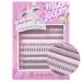 MLEN DIARY 296pcs Clusters Individual Lashes Cluster Lashes Natural Look Mixed 4 Types 5-12mm False DIY Eyelashes Extension Wispy Faux Mink Lash 296pcs 4 in 1