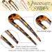 8 Pieces U-Shaped Vintage Hairpin Set | Cherry Red & White Tortoise Shell Hair Clips for Women - Buy Online on GoSupps.com