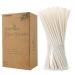 Biodegradable Bamboo Fiber Straws | 200 PCS 7.8'' Compostable Eco-Friendly Drinking Straws Disposable | Durable for Hot & Cold Drinks 200 Count