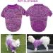 Hualisiji Dog Sweater for Small Dogs | Chihuahua Hoodie | Warm & Light Knitted Sweater (Blue & Purple Size S) - 2PCs - Buy Online on GoSupps.com