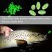Glow Oval Fishing Beads 100pcs - Luminous Green Floating Lures 10mm x 18mm - Buy Online on GoSupps.com