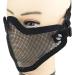 ArcEnCiel Tactical Steel Mesh Half Face Mask - Black | Airsoft Gear - Buy Online on GoSupps.com