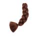 SEGO 24 Reddish Brown Braids Extensions | Crochet Hair Synthetic Kanekalon - 3 PCS Colorful Braiding Hair - Buy Online on GoSupps.com