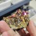 Natural Crystal Rough 1pcs Natural Angel Aura Crystal Cluster Electroplating Titanium Coating Quartz Cluster Stone Suitable for Furniture Decoration (Size : 50-90g)